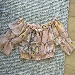 H&M off the shoulder top
